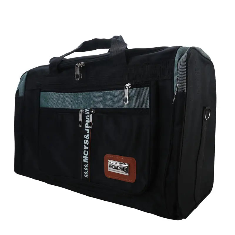 Travel Bag Large Capacity Handbag Portable Outdoor Carry Luggage Convenient Practical Male's Weekend Duffle Bags Random Letters