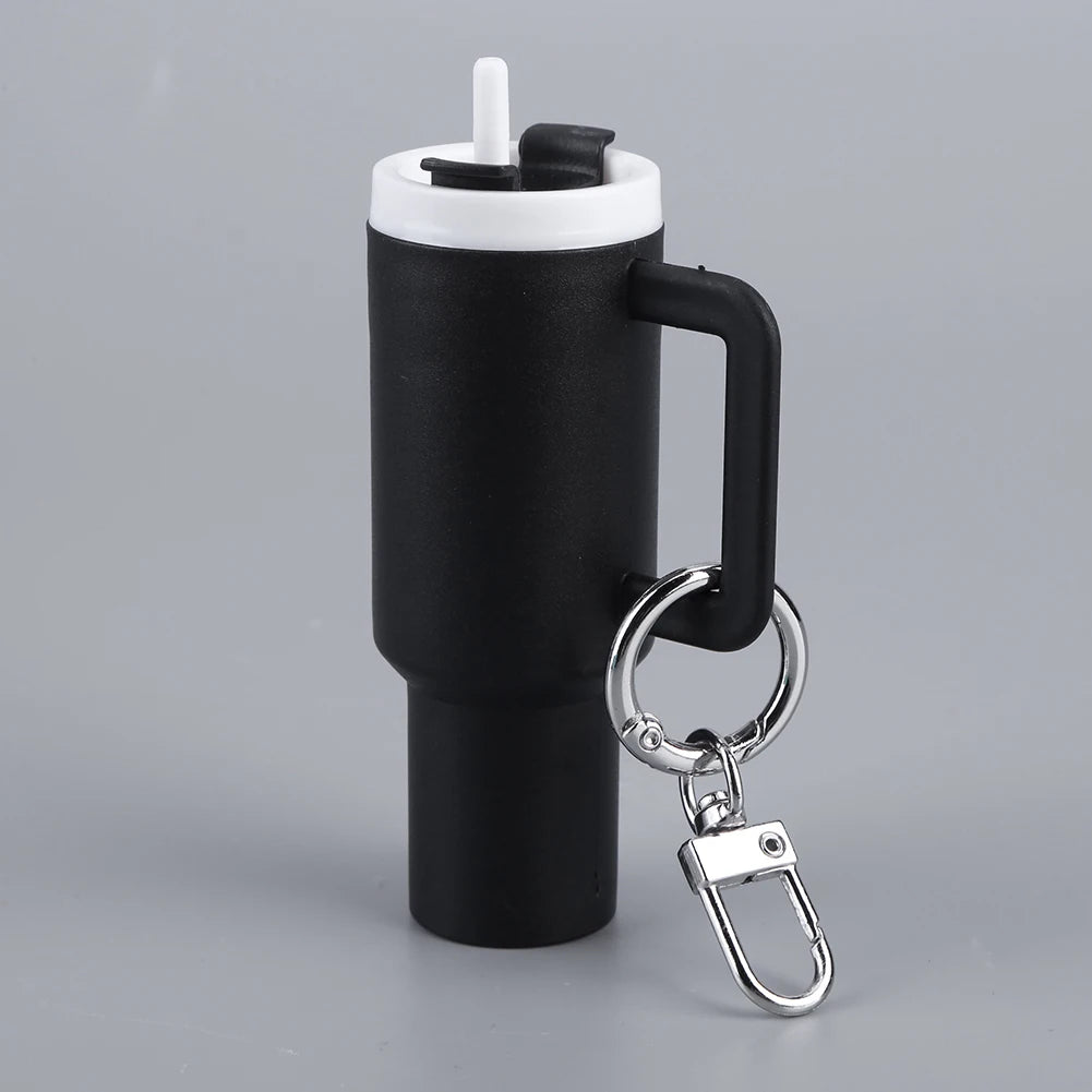 Mini Cup Keychain Lip Balm Keychain Cute Tumbler Key Ring Chapstick Holder Keychain Handbag Charms Key Ring for School Bag