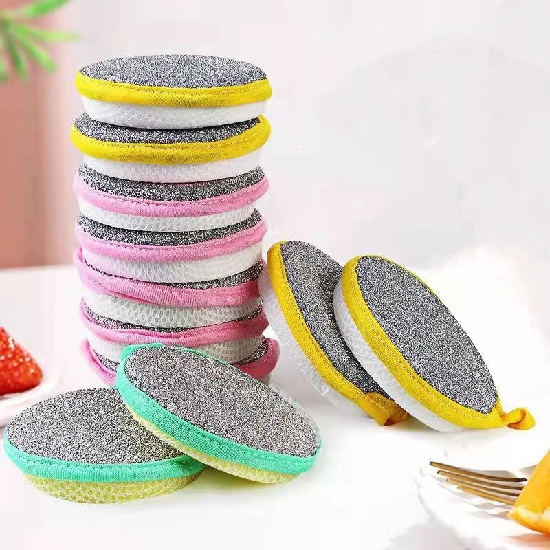 10/20/50PCS Double Side Dishwashing Sponge Dish Washing Brush Pan Pot Dish Wash Sponges Household Cleaning Reusable Kitchen Tool
