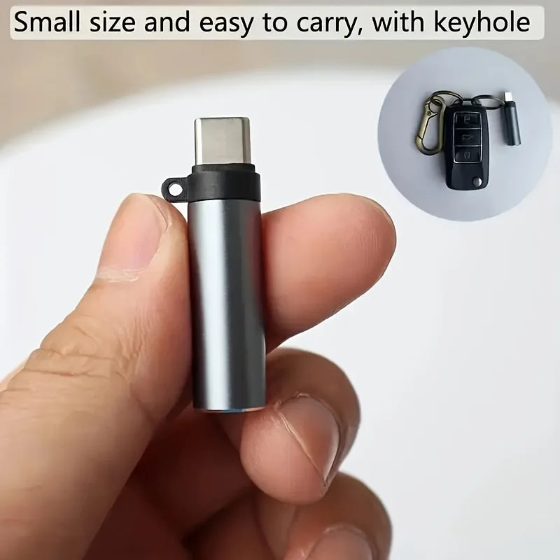 USB C Emergency Lighter, Aluminum Alloy Battery Free Lighter for Camping RV Travel, Phone OTG Powered Auto Off