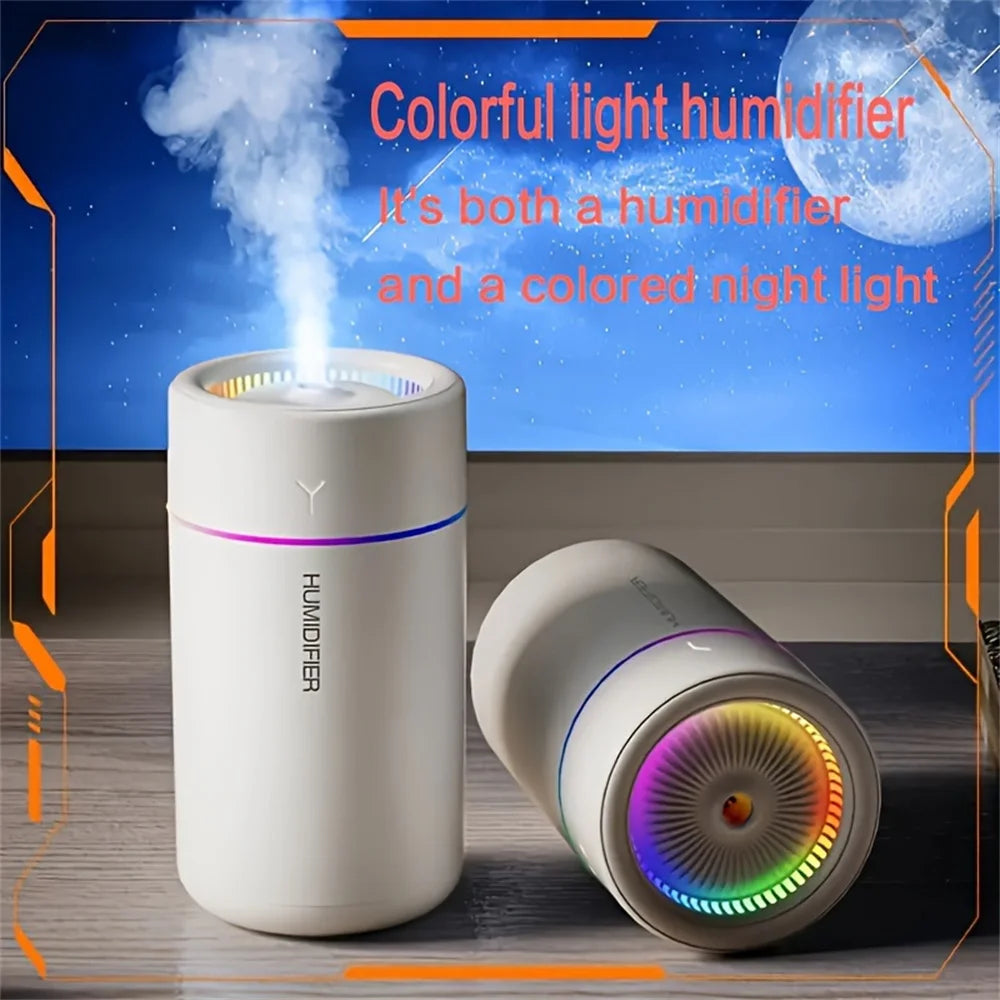 Humidificador de Auto con LED Colorido | Aromaterapia Ultrasónica | Dormitorio 💧
