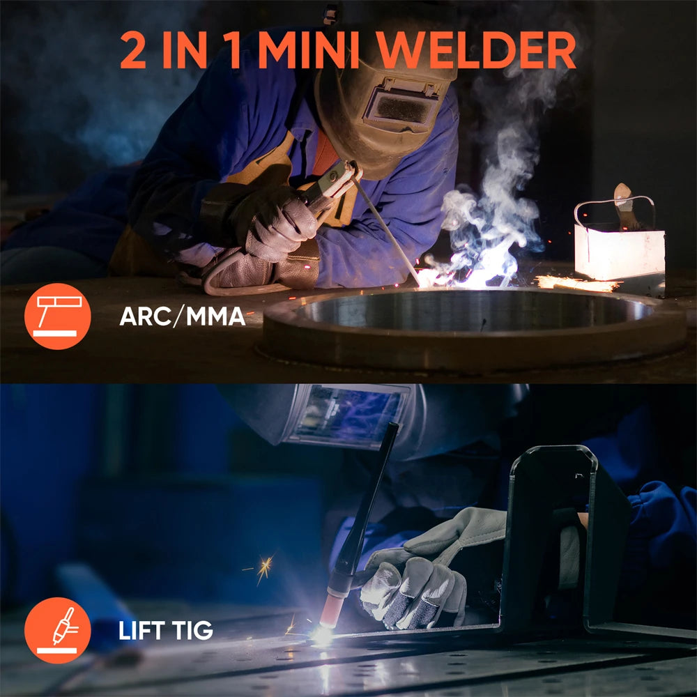 Soldadora HITBOX ARC200S 2 en 1 | ARC MMA + TIG | Digital LED | 220V 10-200A 🔧