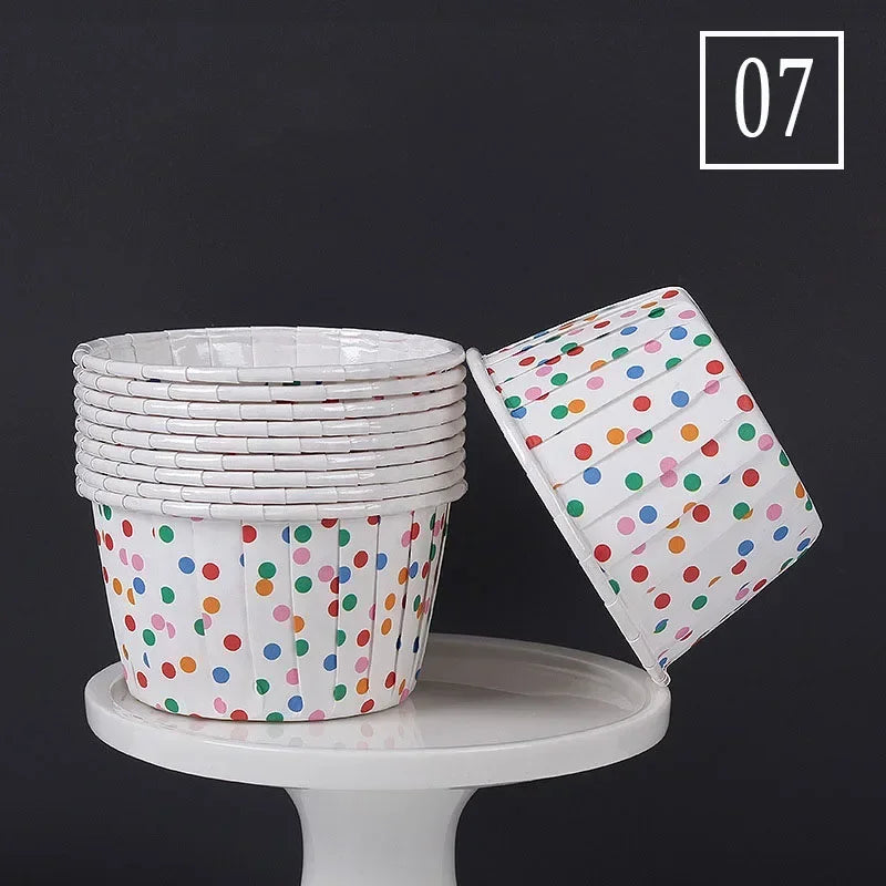 50pcs Cápsulas de Papel Grandes para Cupcakes y Muffins | Bodas y Fiestas 🍰