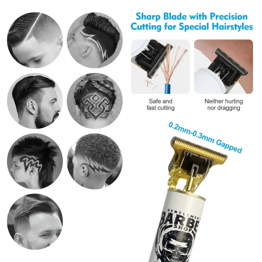 LARGNER Professional Hair Clippers Kit - Precision Haircutting Tools Set for Stylists And Barber Shops