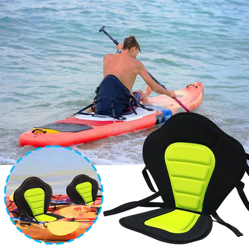 Kayak Seat Adjustable SUP Paddle Board Seat Padded Stand Up Paddle Board Seat for Kayaking Canoeing Rafting Fishing