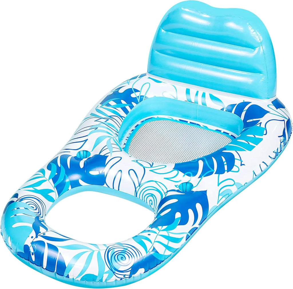 JOYFY Inflatable Adult Pool Floats Lounger Floaties Water Floating Recliner Chair Swimming Floaty for Adult Summer Water Party
