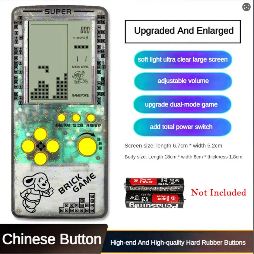 Consola Portátil Retro YTYIN 4.1 Pulgadas | Pantalla Grande | Regalo Niños | Juegos Educativos - Firu Total Sales