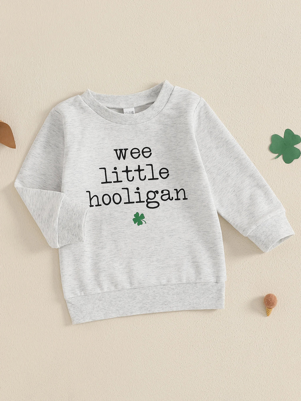 Hoodie Niños Trébol Verde - Sudadera Manga Larga Casual - Firu Total Sales