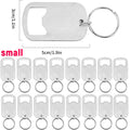 Metal Portable Creative Stainless Steel Bottle Opener Keychain Soda Drink Starter Portable Bottle Openers Bar Key Chain Pendant