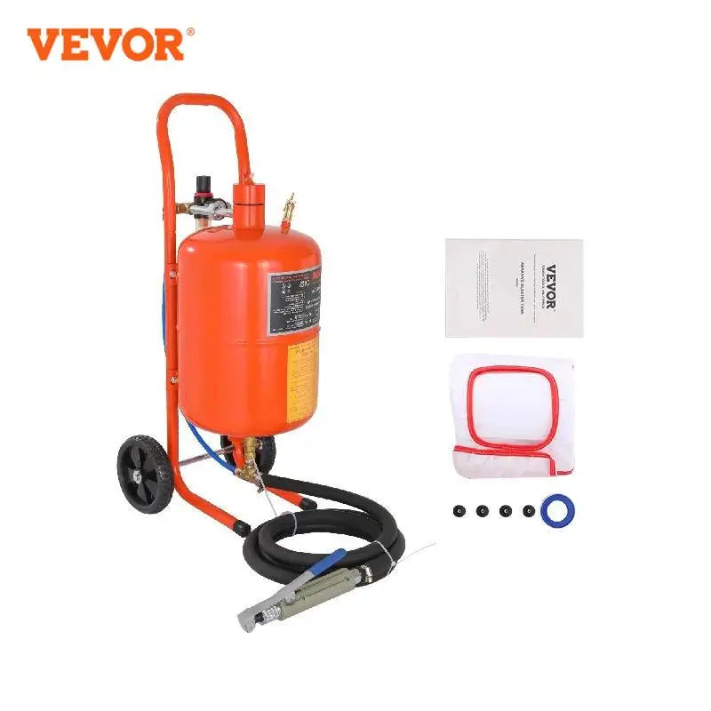 SucceBuy 5/10/20 Gallon Sand Blaster 60-110 PSI Portable Air Sandblaster Kit w/ Oil-Water Separator for Paint Stain Rust Removal