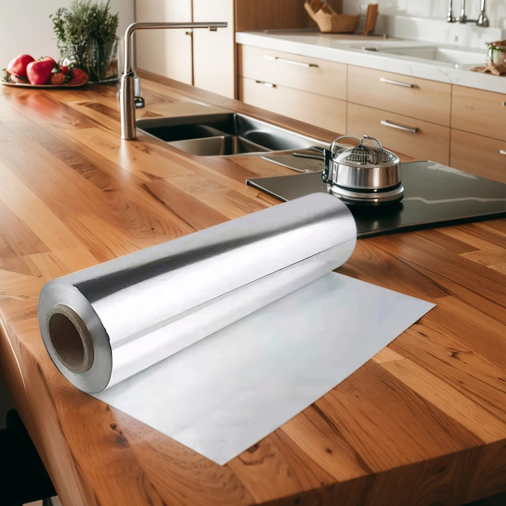 1 Pack Food Grade Disposable Tinfoil 12.2x1.65in Heavy Duty Aluminium Foil Foil Wrap for Burrito Hot Dog Or Sandwich
