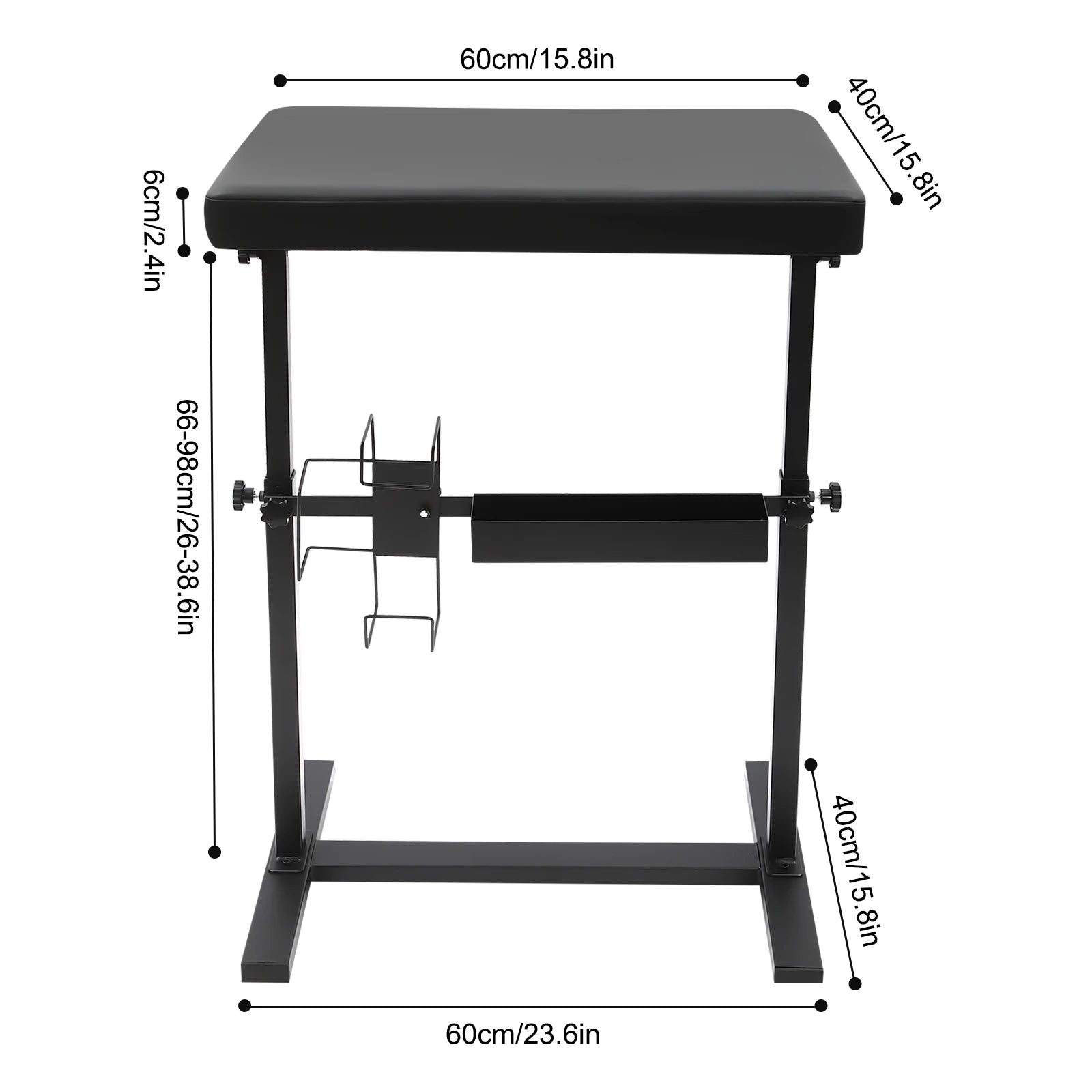 Tattoo Armrest Stand Strong Structure Height Adjustable Armrest Bracket With Non-slip Feet For Tattooing The Arm, Hand, Wrist