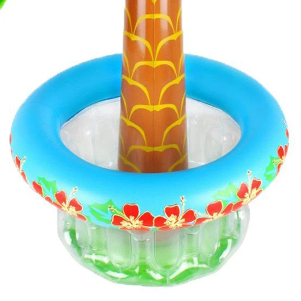 1/2PCS Inflatable Palm Tree Ice Bucket Bear Cooler Drink Holder Hawaiian Birthday Decoration Summer Beach Pool Party Accessories
