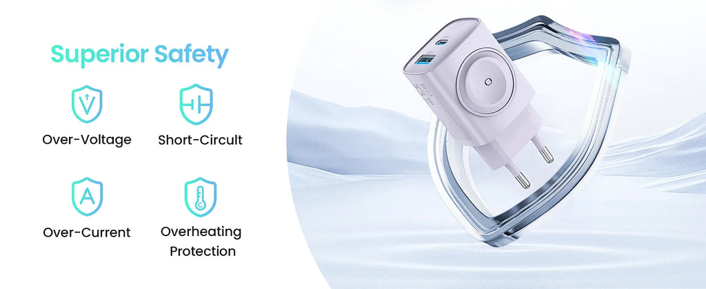For Apple Watch Charger with 20W Fast Charging Block, 3 in 1 PD USB C Wall Charger Block for iWatch Charger,for iPhone, Ipad