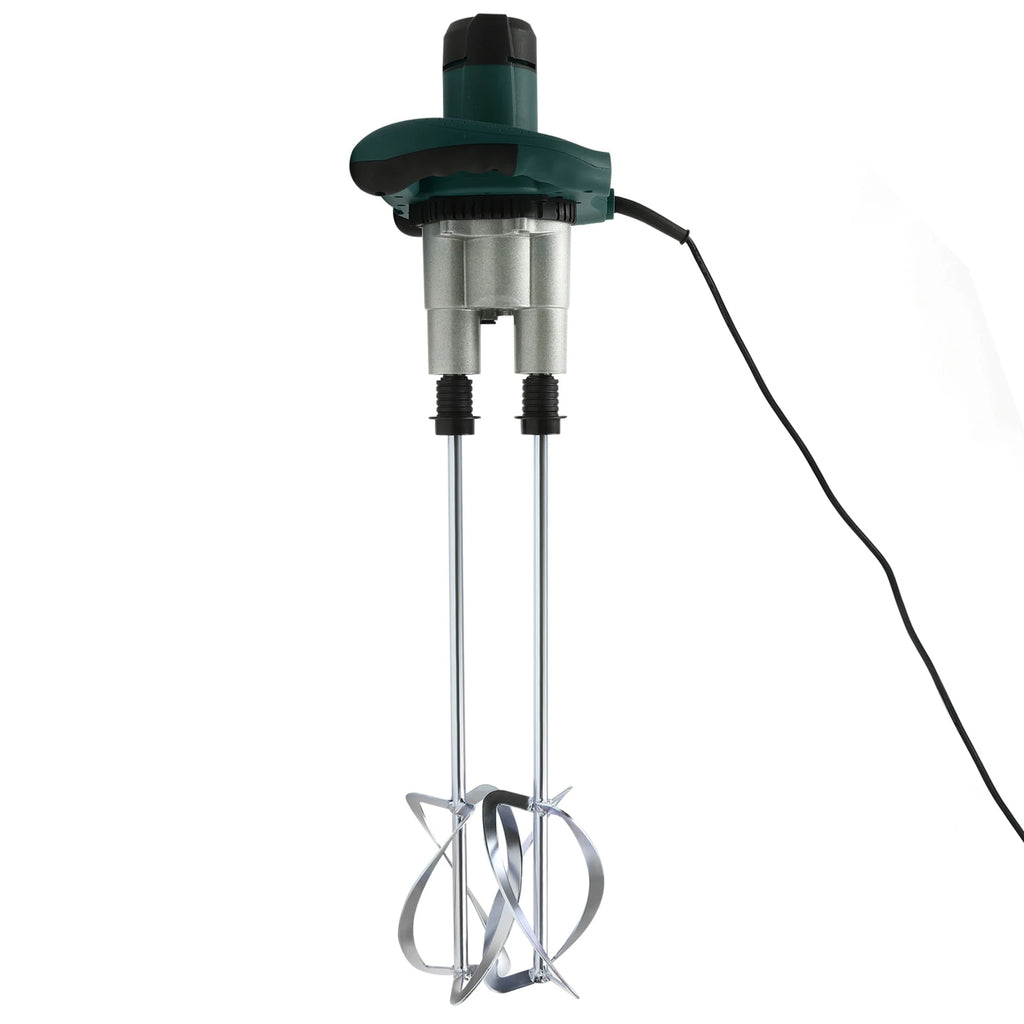 Handheld Paint and Mortar Stirrer Corded Electric 2-Gear Concrete Mixer 6 Speeds Optional Red/Green US/EU Standard 110V