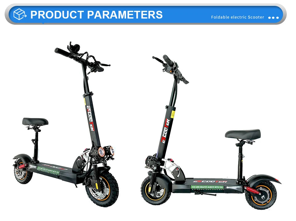 Scooter Eléctrico 800W Potente | 45KM/H | Llanta Off-Road | 45-55km Alcance 🛥️