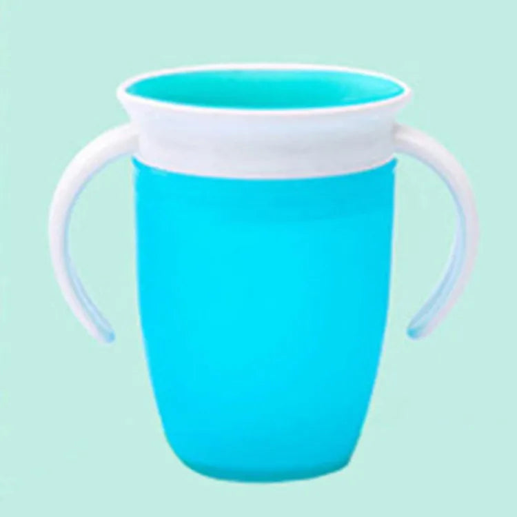 Vaso de Aprendizaje 360° con Doble Asa para Bebé | Tapa Flip | Antiderrame 🍼