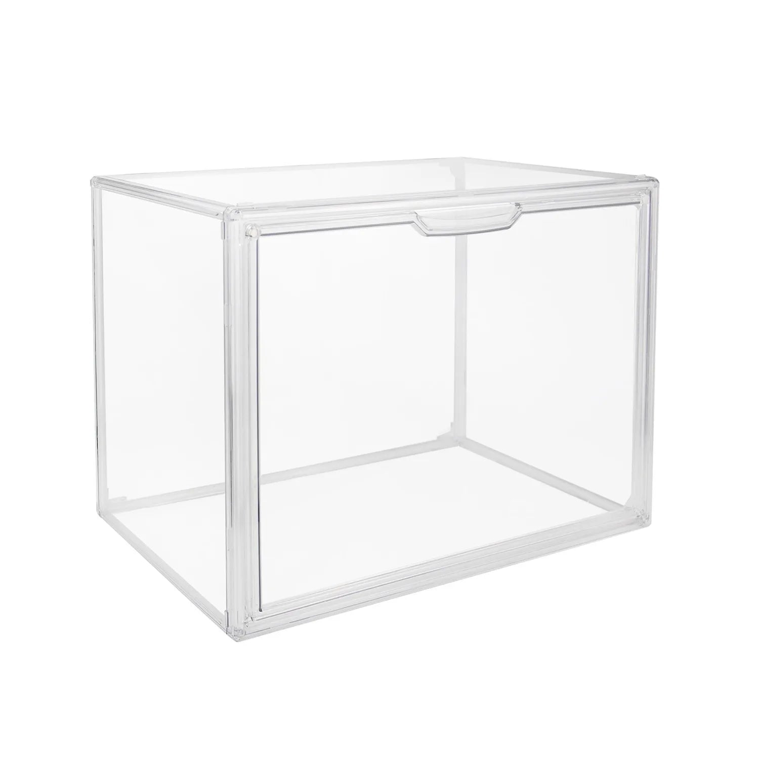 1pc/3pcs Clear Display Case Large Capacity Storage Box Organizer For Figures Acrylic Box Blind Box Makeup Toy Showcase For Bag
