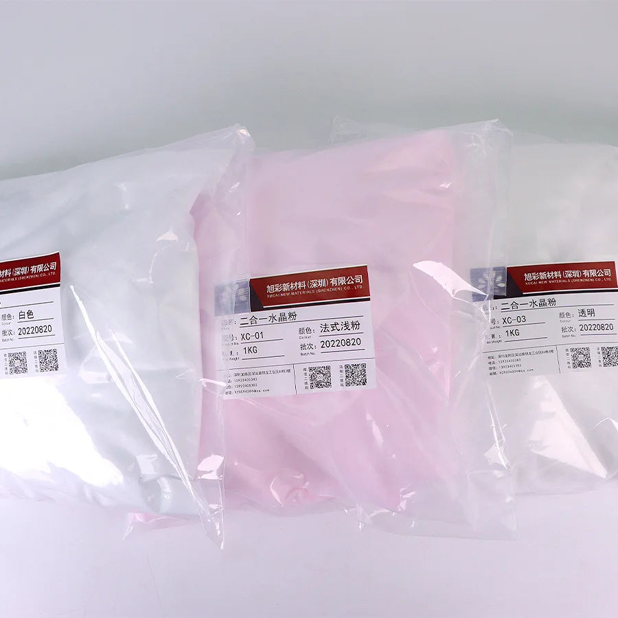 3Colors Acrylic Nail Powder Transparent/Pink/White Carving Crystal Polymer Powder Manicure Nail Polish Professional Accessories#