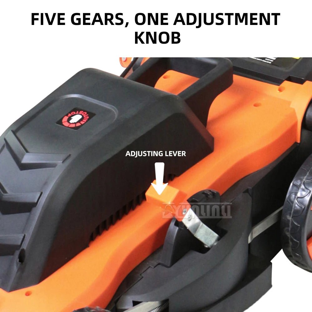 2026 Electric push lawn mower Garden weed trimmer High-power Grass mowing machine