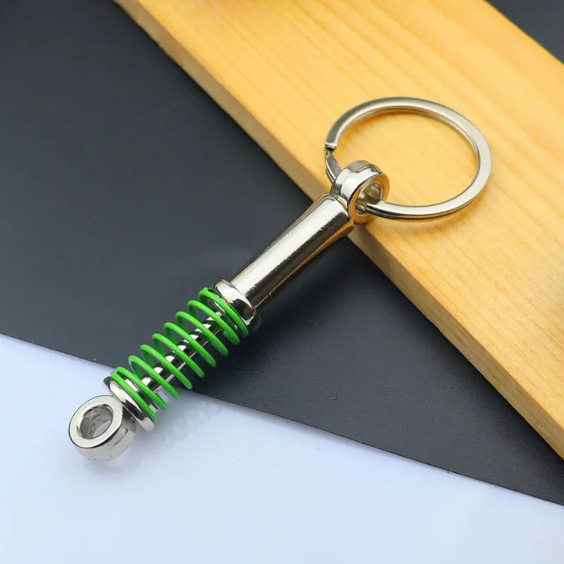 Creative Mini Gear Head Keychain Speed Gearbox Keyring for Car Key Turbo Hub Brake Disc Pendant Shock Absorber Keys Holder Chain