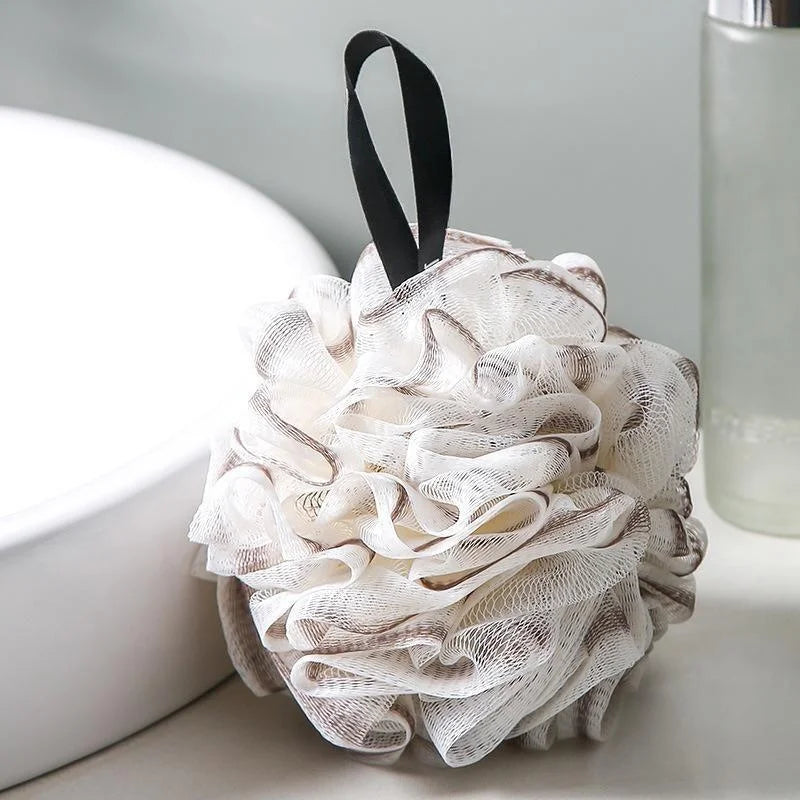 1 pc Large Bath Ball Rich Bubble Bath Towel Scrubber Body Cleaning Mesh Shower Wash Sponge Bathroom Accessories