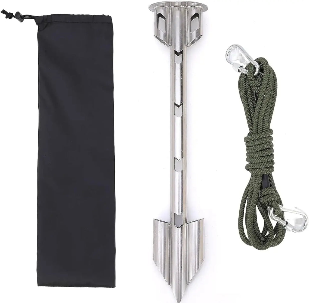 17'' Stainless Steel Anchor，Boat Anchor, Kayak Anchor Jet Ski Anchor PWC Anchor Shallow Water Anchor,Sand Anchor for Small Boat