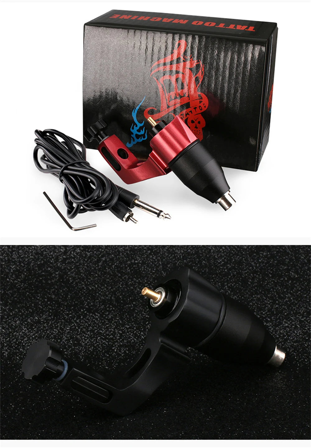 Professional Tattoo Motor Machine Portable Plastic Steel Rotary Cutting & Fogging Machine Body Art Accessories Tattoo Supplies