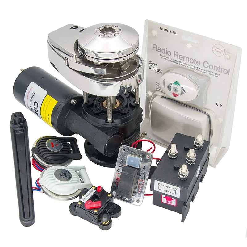 Marine Boat Anchor Windlass 12V 900W Heavy Duty Highspeed Winch for Boats From 20ft to 35ft C912