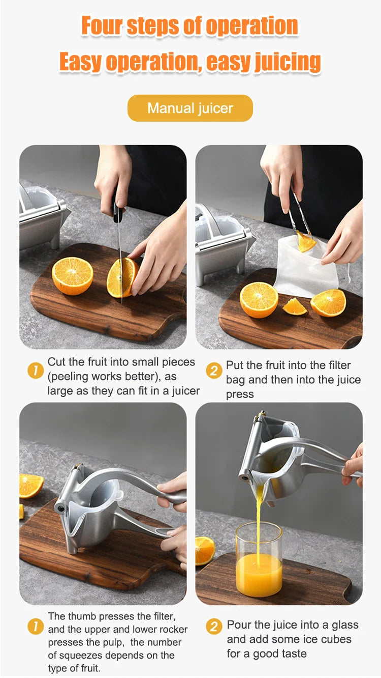 Home Multifunctional Manual Juicer Portable Small Fruit Juicer