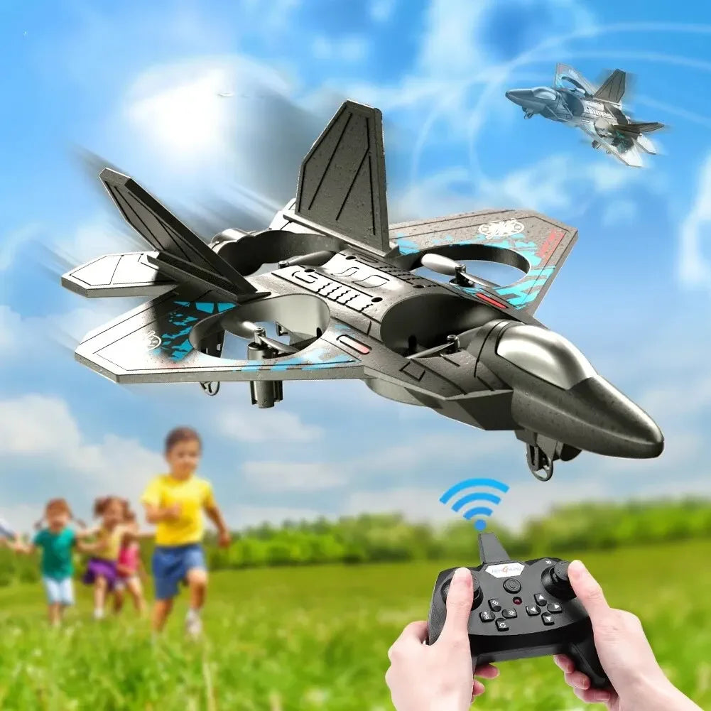Avión RC Planeador EPP Foam 2.4G con Luces | Control por Gravedad | Regalo Niños ✈️ - Firu Total Sales