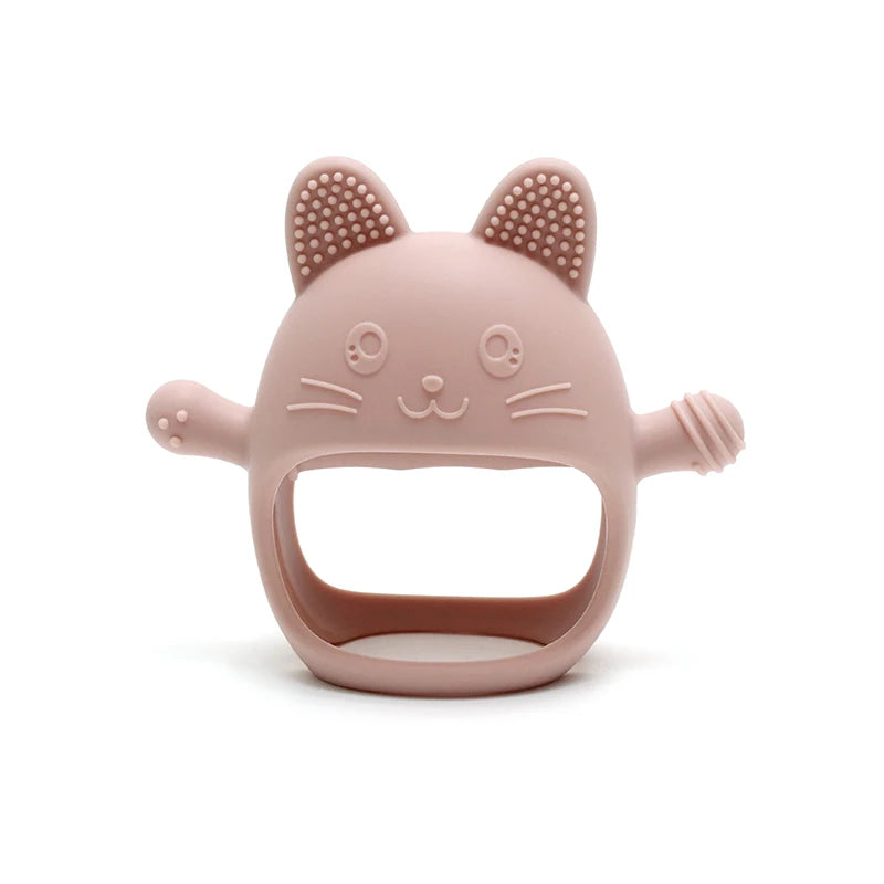 Baby Silicone Glove Teether — Food Grade | Newborn Dental Care | BPA Free