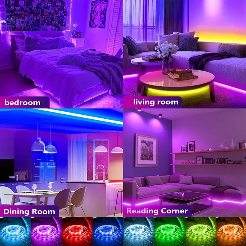 LED Strip Lights RGB 5050 – Smart Bluetooth Color Changing Lights - Firu Total Sales