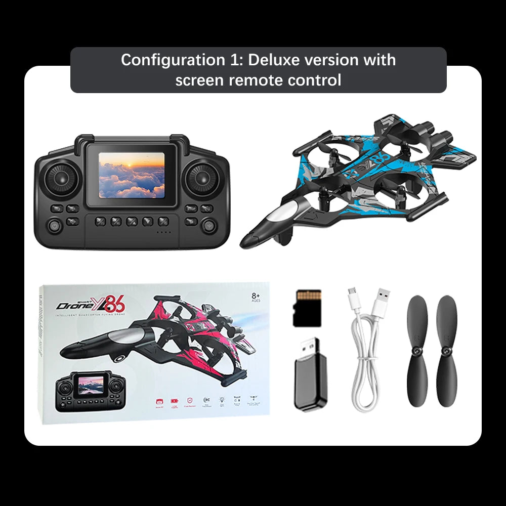 Avión RC Foam YL86 2.4G con Luces LED | Acrobacias y Piruetas | Regalo Navidad 🎅 - Firu Total Sales