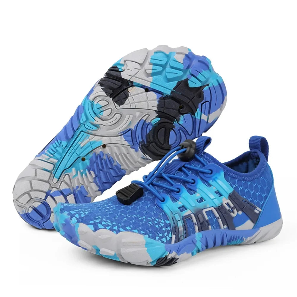 Water Shoes Kids Summer Beach Five Fingers Barefoot Swimming Aqua Shoes Colorful Seaside River Slippers Children Sneakers New