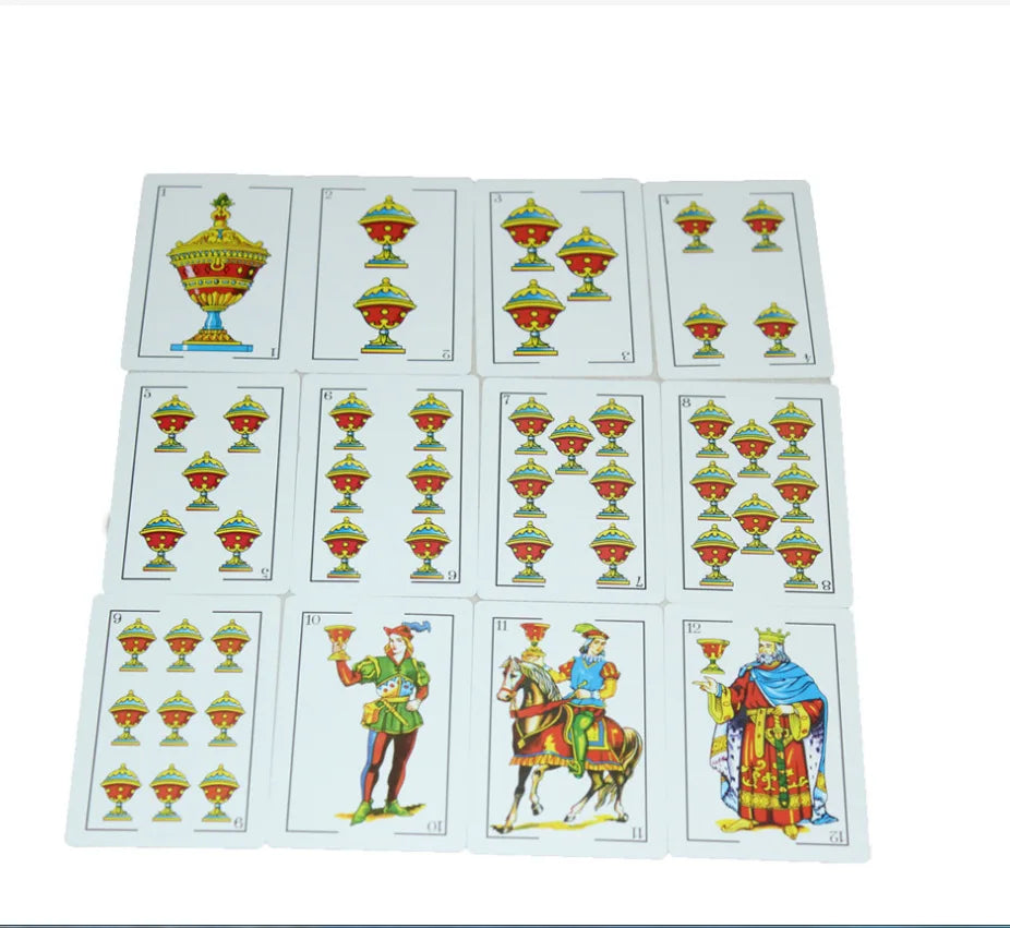 1 Deck of Authentic Spanish Naipes Playing Cards - Perfect for Mexican Card Games and Poker! Great for Gifts, Party Time Fun!