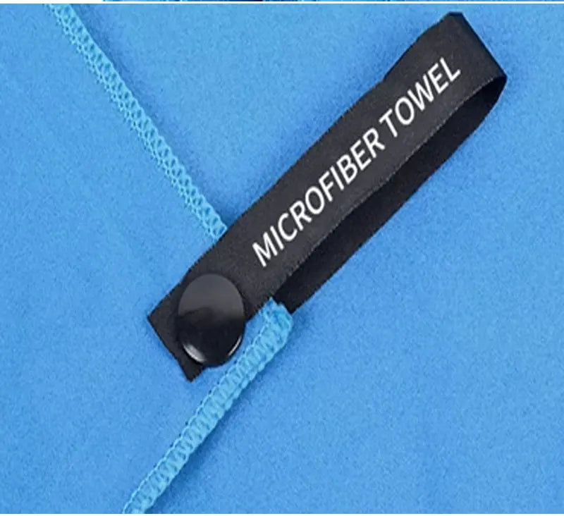 2-pcs Microfibre set sports towel fitness swimming towel body bath towel canbeused for yoga running camping beach WashclothTowel