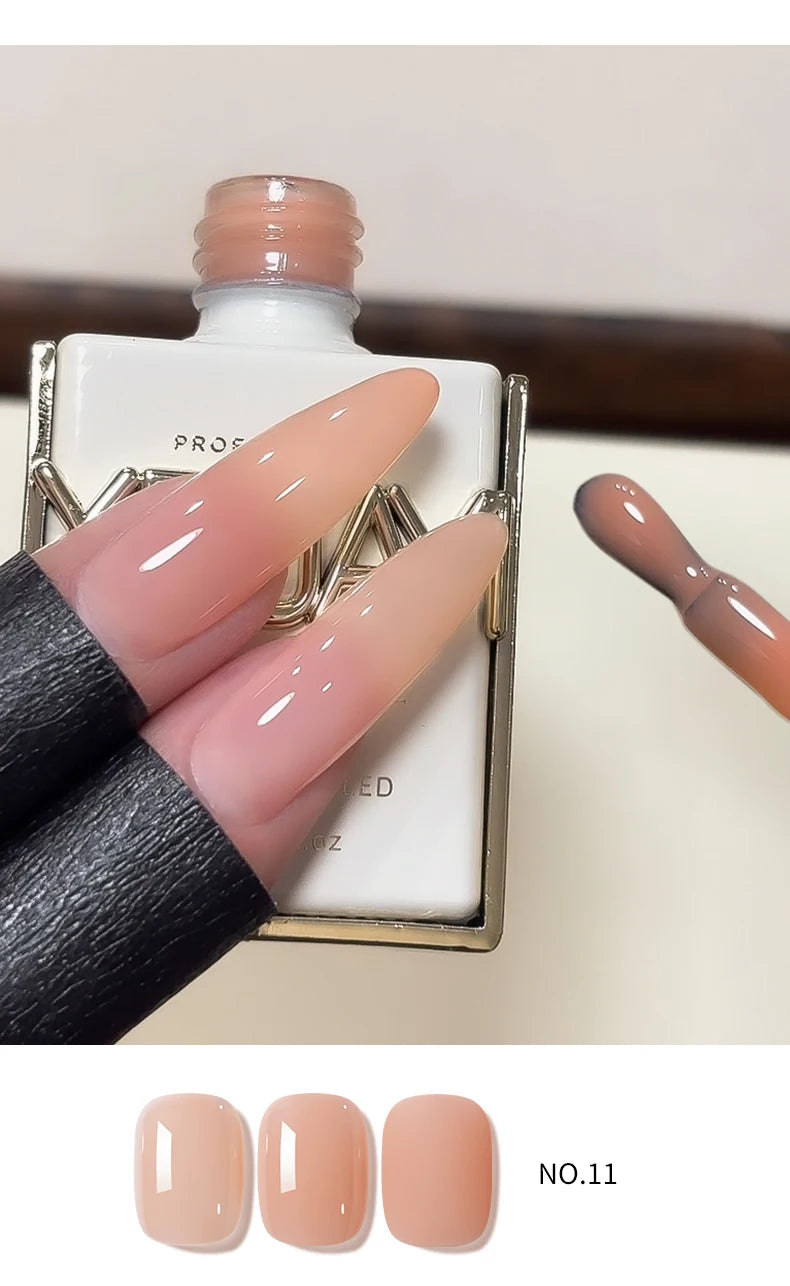 Esmalte Jelly Ice Nude Peelable UV/LED 15ml | Sin Formaldehído | Salón y DIY 💅 - Firu Total Sales