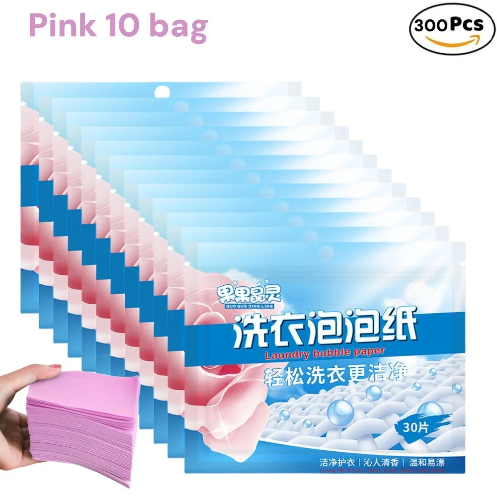 60 Pcs Laundry Tablets Concentrated Washing Powder Laundry Soap Washing Machine Clothing Strong Cleaning Sheets Detergent