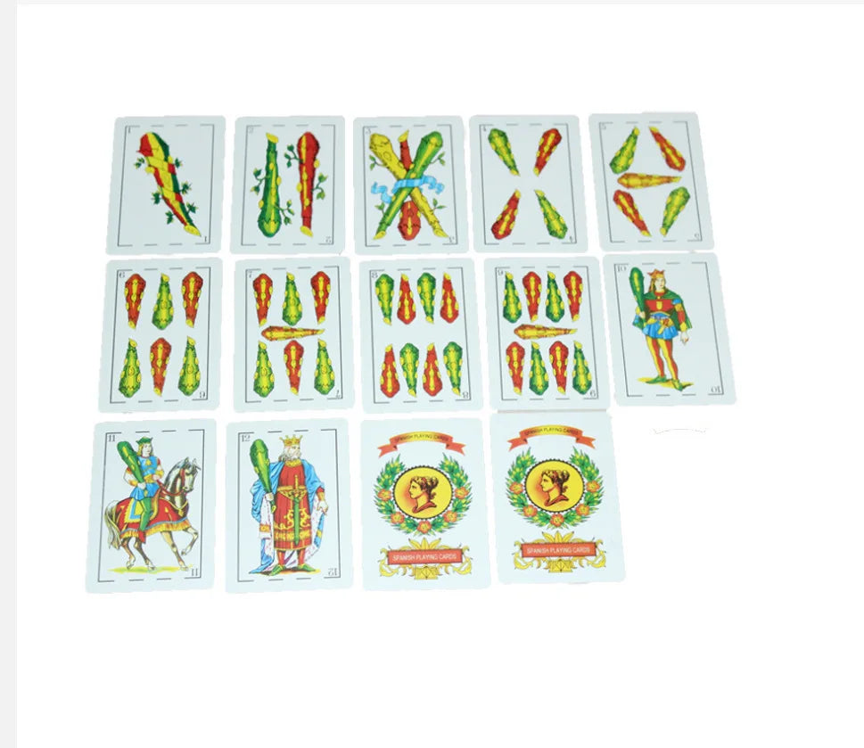 1 Deck of Authentic Spanish Naipes Playing Cards - Perfect for Mexican Card Games and Poker! Great for Gifts, Party Time Fun!