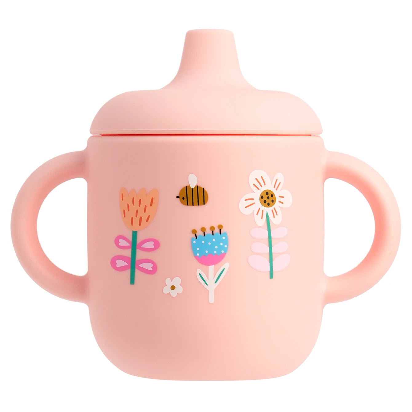 Vaso de Entrenamiento Silicona Cartoon para Bebé | Sin BPA | Con Asa | Lavavajillas 🍼