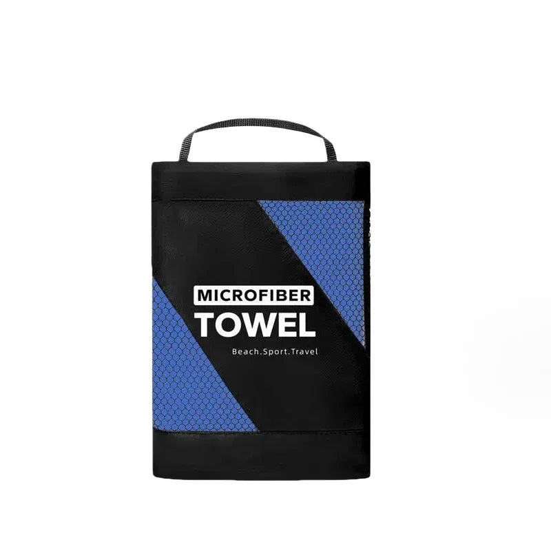 Toalla de Microfibra Premium 6 Tamaños con Bolsa - Playa, Gym, Yoga y Camping