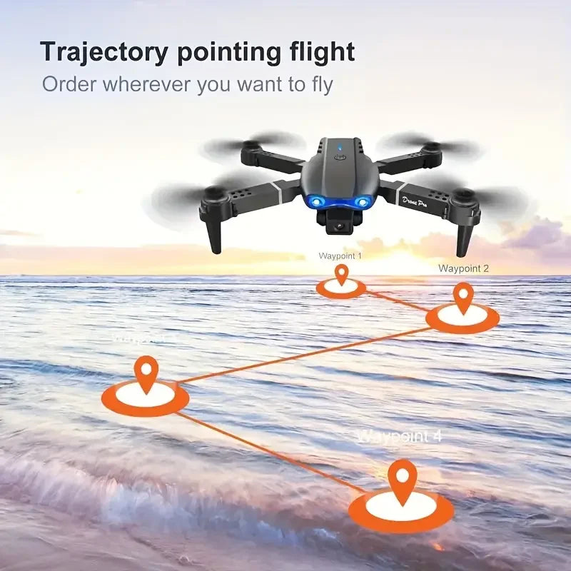 Drone E99 Pro | Cámara Dual HD | Flash | WiFi | Evitación de Obstáculos | Fotografía Aérea | Quadcopter