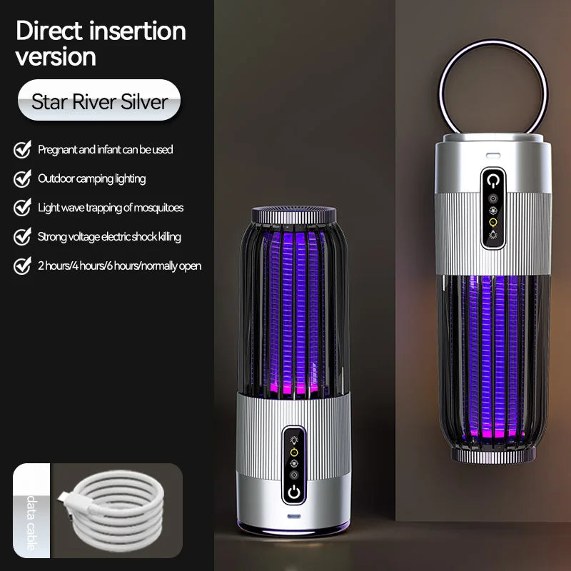 Lámpara Solar Mata Mosquitos Exterior | Recargable | Repelente Hogar | Certificada CE ☀️ - Firu Total Sales