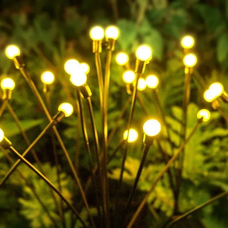 Solar Firefly Garden Light 10 LED | Waterproof Landscape Decoration | Outdoor Gardening