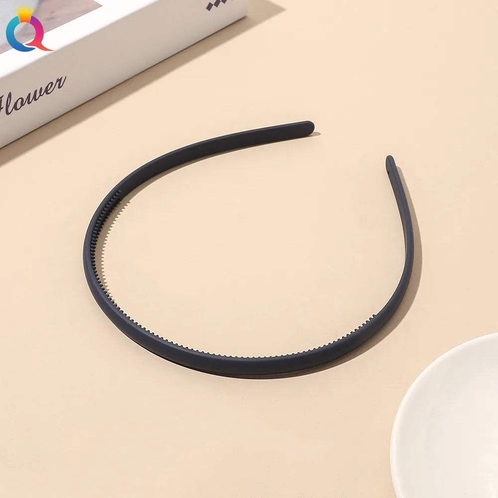 Plastic Frosted Non-slip Face Wash Hairbands Headband Women Girls Hair Head Hoop Bands Scrunchie Accessories Headdress Ornaments