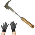 Manual Stainless Steel Weed Puller Tool with Axe Shape for Efficient Lawn Care Vegetable Garden Maintenance and Farm Planting A