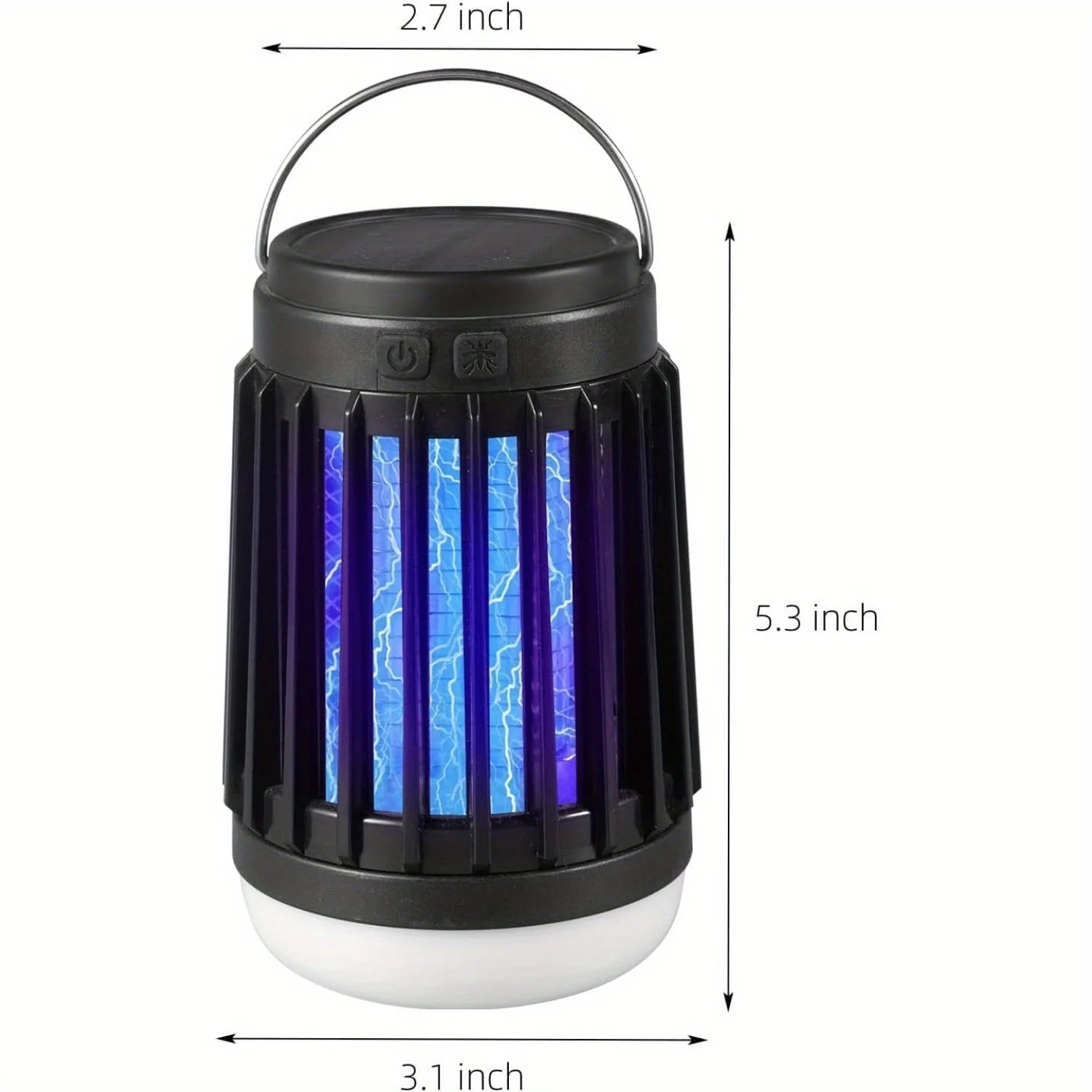 Mata Mosquitos Solar 3 en 1 Portátil ShinLuxe | 2pcs | Patio, Camping y Hogar ☀️ - Firu Total Sales