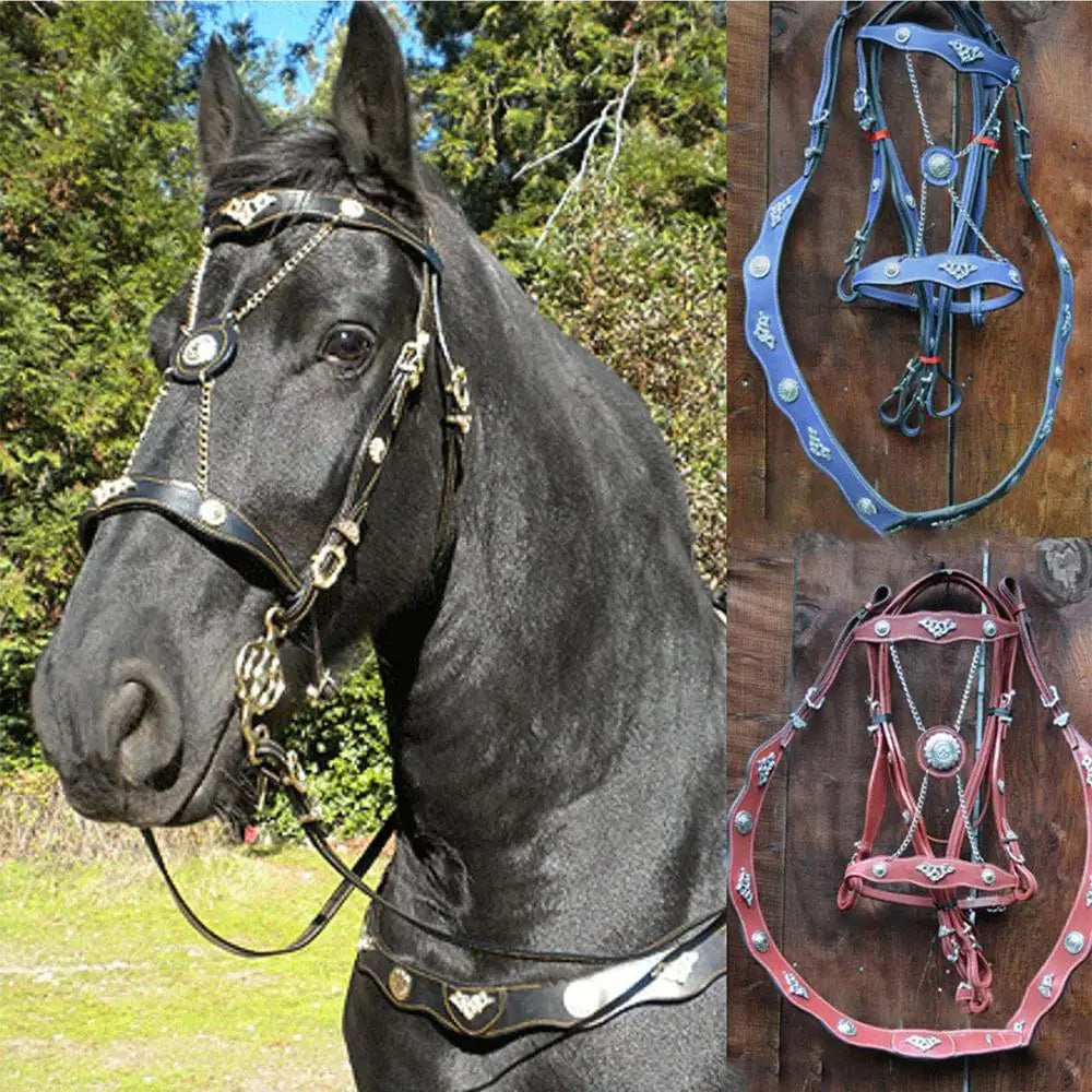 Cuerda de Guía para Caballo PU Ajustable | Hebilla Giratoria | Ecuestre 🐎