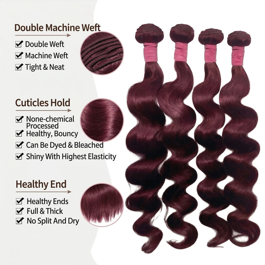30 40 Inch Body Wave Bundles Human Hair Brazilian Virgin Weave Hair 3 4Pcs Unprocessed 16A Raw Hair Bundles Extensions For Women